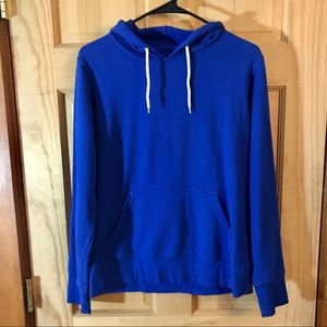 Blue hoodie